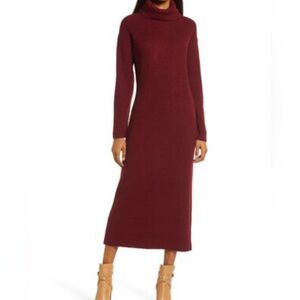 StitchDrop long sleeve maxi dress with slit on the side